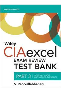 Wiley CIAexcel Exam Review 2018 Test Bank