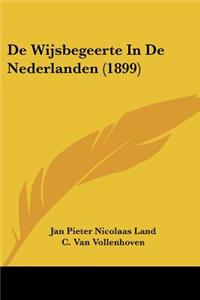 De Wijsbegeerte In De Nederlanden (1899)