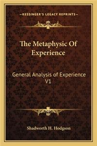Metaphysic of Experience