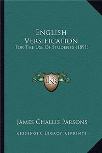 English Versification