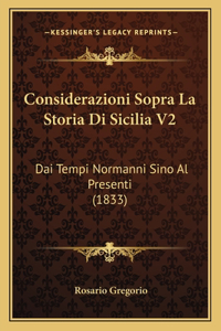 Considerazioni Sopra La Storia Di Sicilia V2