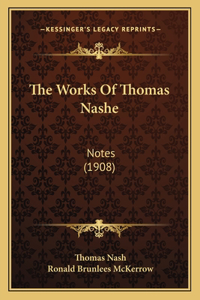 Works Of Thomas Nashe