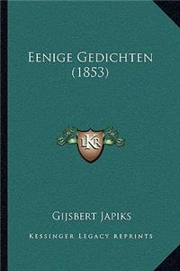 Eenige Gedichten (1853)