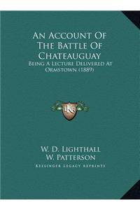 An Account Of The Battle Of Chateauguay