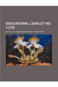 Educational Leaflet No. 1-[12]