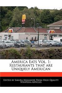 America Eats Vol. 1; Restaurants That Are Uniquely American