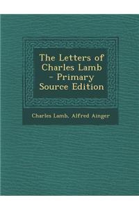 Letters of Charles Lamb