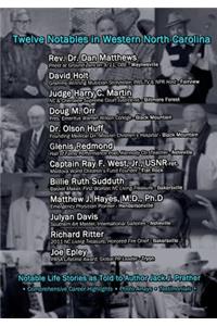 Twelve Notables in Western North Carolina