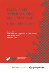Data and Applications Security XVII