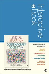 Special Education in Contemporary Society Interactive eBook