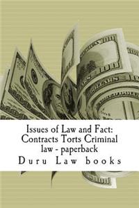 Issues of Law and Fact