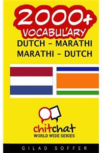 2000+ Dutch - Marathi Marathi - Dutch Vocabulary