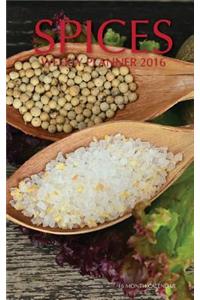 Spices Weekly Planner 2016