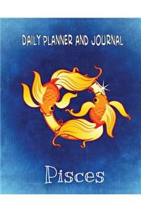 Daily Planner and Journal - Pisces (with Quick Appointment -Task Section)