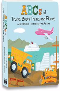 ABCS OF TRUCKS BOATS PLANES & TRAINS