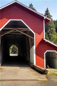A Red Covered Bridge in Oregon