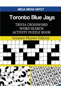 Toronto Blue Jays Trivia Crossword Word Search Activity Puzzle Book