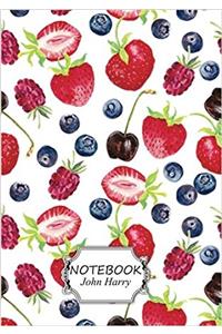 Berry Wallpaper.: Pocket Notebook Journal Diary (Notebook Lined,blank No Lined)