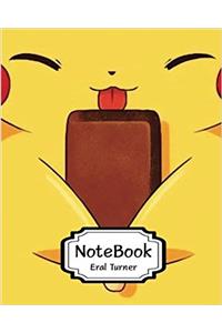 Pika Icecream Notebook: Pocket Notebook / Journal / Diary