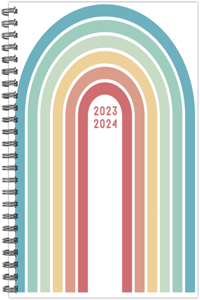 Retro Rainbow Academic 2023-24 Weekly Planner