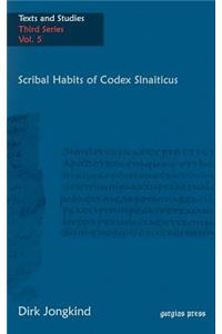 Scribal Habits of Codex Sinaiticus