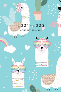 2021-2025 Monthly Planner