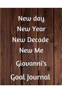 New day New Year New Decade New Me Giovanni's Goal Journal