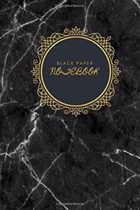 Black Paper Notebook