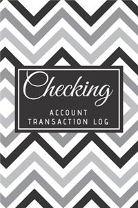 Checking Account Transaction Log
