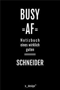 Notizbuch für Schneider