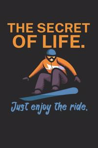 The secret of life Just enjoy the ride