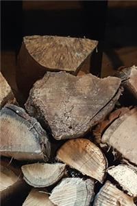 2020 Daily Planner Rustic Firewood Piled Woodshed Photo 388 Pages