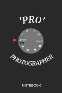 Pro' Photographer Notebook