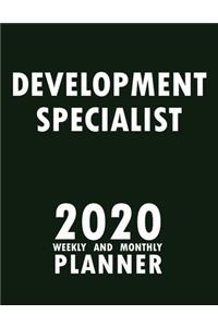 Development Specialist 2020 Weekly and Monthly Planner