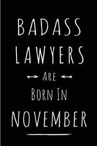 Badass Lawyers Are Born In November