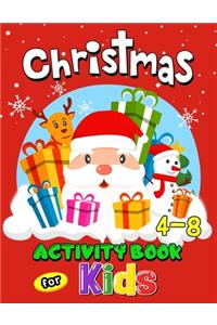 Christmas Activity Books for Kids 4-8