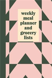 Weekly Meal Planner and Grocery Lists