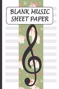 Blank Music Sheet Paper