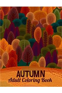 Autumn Adult Coloring Book