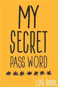 My Secret Password Log Book