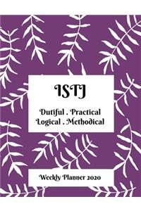 ISTJ Weekly Planner
