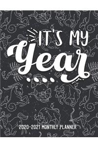 It's My Year 2020-2021 Monthly Planner