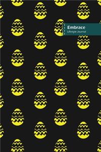 Embrace Lifestyle Journal, Wide Ruled Write-in Dotted Lines, (A5) 6 x 9 Inch, Notebook, 288 pages (144 shts) (Black II)