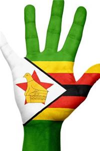 Zimbabwe, Africa Hand Flag Journal