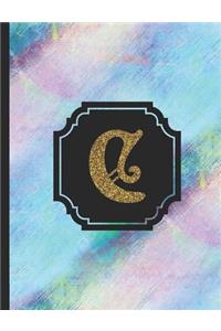 Letter C Monogram Notebook