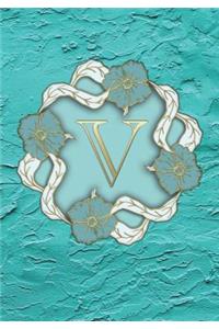 V Monogram Notebook