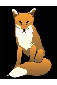 Fox Sketchbook: Fox Bordered Sketchbook for Kids. Funny Fox Drawing Book for Boys and Girls (Blank Bordered Sketchbooks)150 Pages Large 8.5x11 Fox Sketch Paper Book
