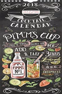 Lily & Val 2018 Slim Calendar - Cocktails