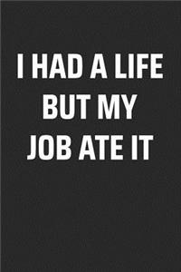 I Had a Life But My Job Ate It