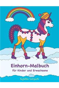 Einhorn-Malbuch Für Kinder Und Erwachsene